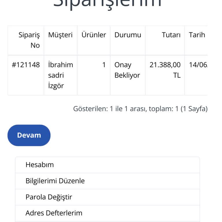 Sipariş İptali Sonrası Para İadesi Sorunu Yaşadım