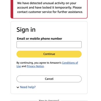 Amazon Hesabım Askıya Alındı, Müşteri Hizmetlerine Ulaşamıyorum!