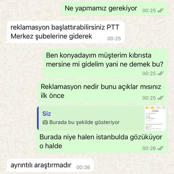 PTT İle Gönderdiğim Kargo Bir Aydır Müşterime Ulaşmadı