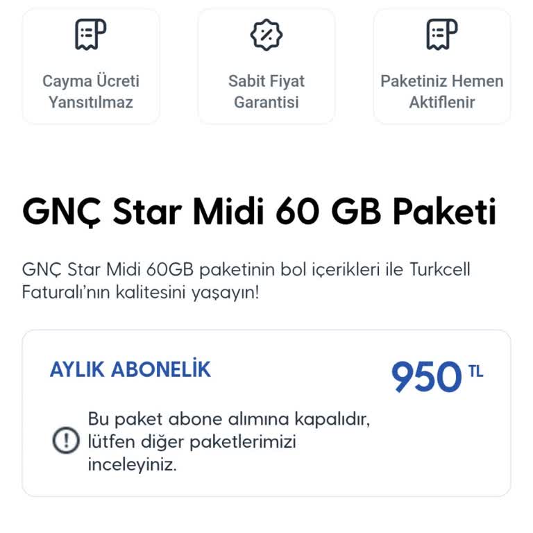 Fahiş Paket Fiyatları Nedeniyle Operatör Değişikliği Düşünüyorum