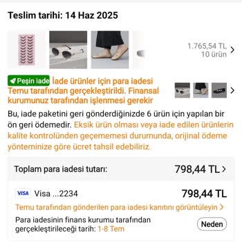 Temu İade İşleminde Vergi İadesi Neden Yapılmıyor