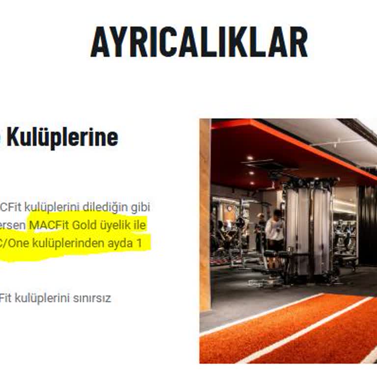 Macfit Gold Üyeliğinde Mac/One Kullanım Hakkım Haksızca Kaldırıldı