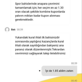 Kazancım Kombine Bahis Şartı Gerekçesiyle İptal Edildi