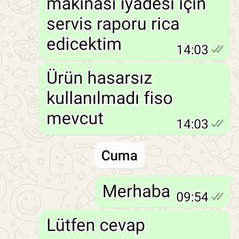 Kullanılmamış Kıyma Makinesi İadesinde Zorluk Ve Müşteri Hizmetleri İlgisizliği