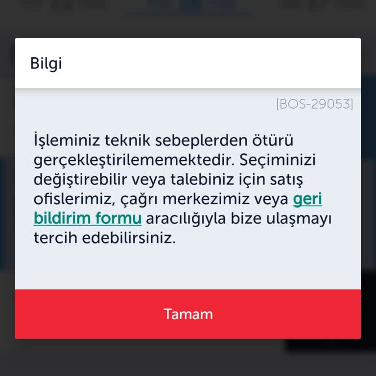 Uçuş Değişikliği İşlemi Teknik Hata Nedeniyle Yapılamıyor, Acil Çözüm Bekliyorum