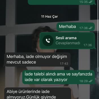 İade Hakkımız Engellendi, Mağdur Edildik