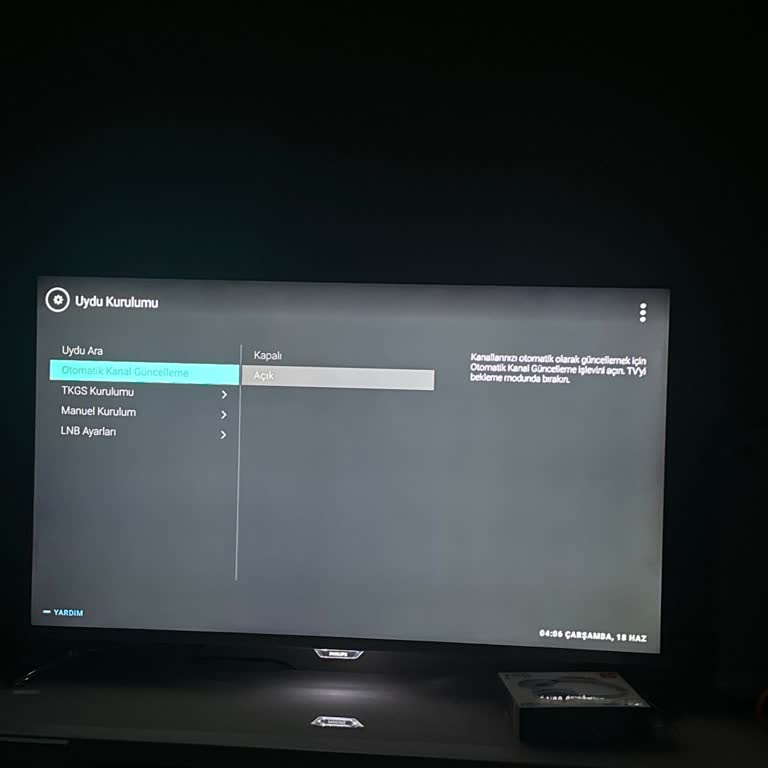 Philips Televizyonda Otomatik Kanal Güncelleme Sorunu Ve Kanal Silinmesi