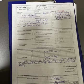 Arızalı Makineye Çözüm Bulamayan Samsung Servisinden Mağduriyet Yaşadım