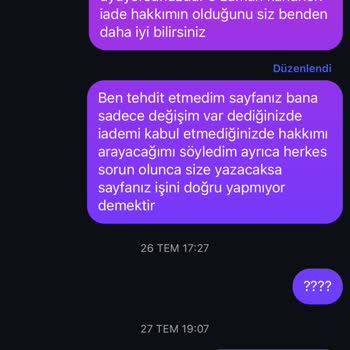 Defolu Ürün İadesi Yapılmadı, İletişim Engellendi