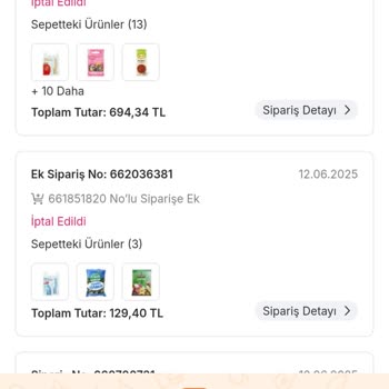 Migros Sanal Market Siparişim İptal Edildi Bilgilendirme Yapılmadı Mağdur Oldum
