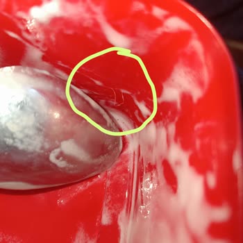 Algida Kaymaklı Kase Dondurmadan Plastik Parça Çıkması