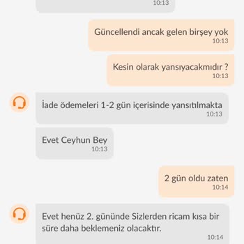 Geç Gelen Ve Bayat Siparişin İadesi 9 Gündür Yapılmadı