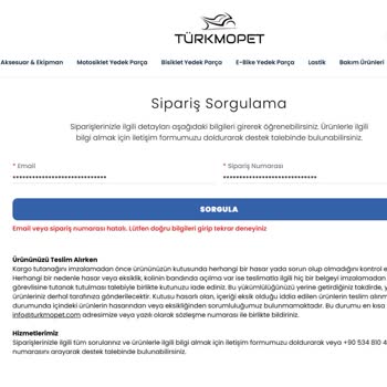 Türkmopet Farklı Ürün Gönderdi