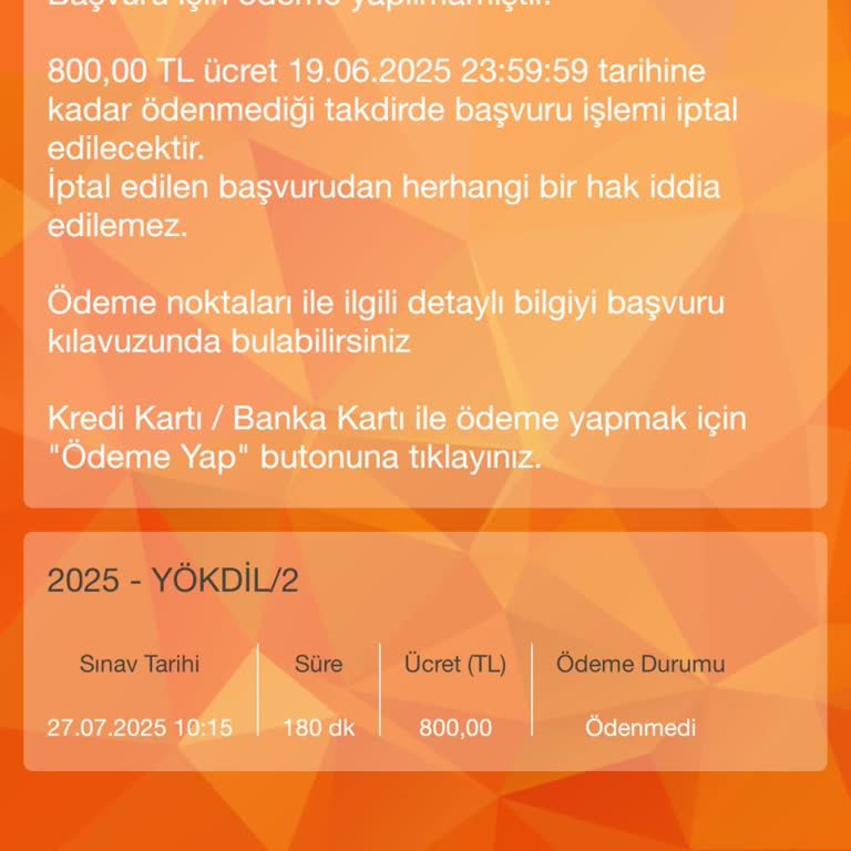 ÖSYM Ödeme Sorunu Nedeniyle Sınav Başvurusu Riske Girdi Muhatap Bulunamıyor