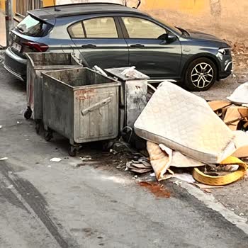 Çöp Konteyneri Yanındaki Atıkların Toplanmaması Ve Temizlik Sorunu