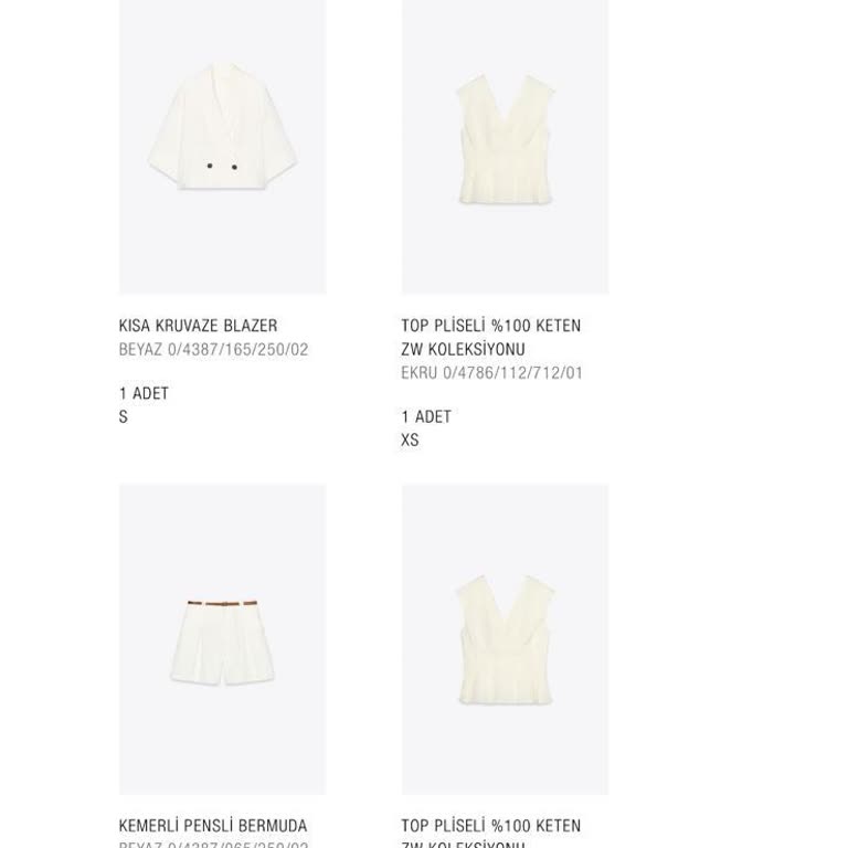 Zara'dan İade Edilen Ürünler İçin Eksik Para İadesi Ve Yetersiz Müşteri Hizmeti