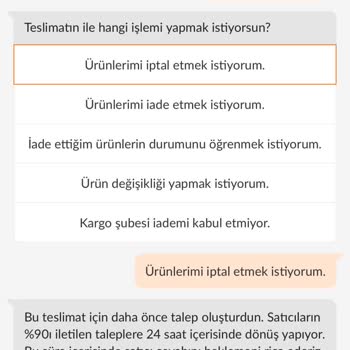 Trendyol'dan Alınan Yatak Siparişinde İptal Ve İade Sorunu