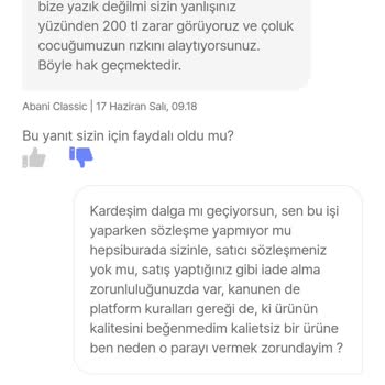 Satıcı İade Talebimi Reddetti Ve Tehdit Edildim