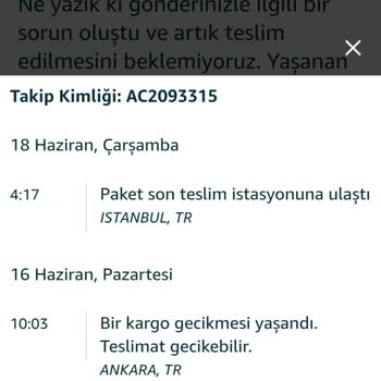 Kolay Gelsin Kargo Ürünümü Aramadan İade Etti Ulaşamıyorum