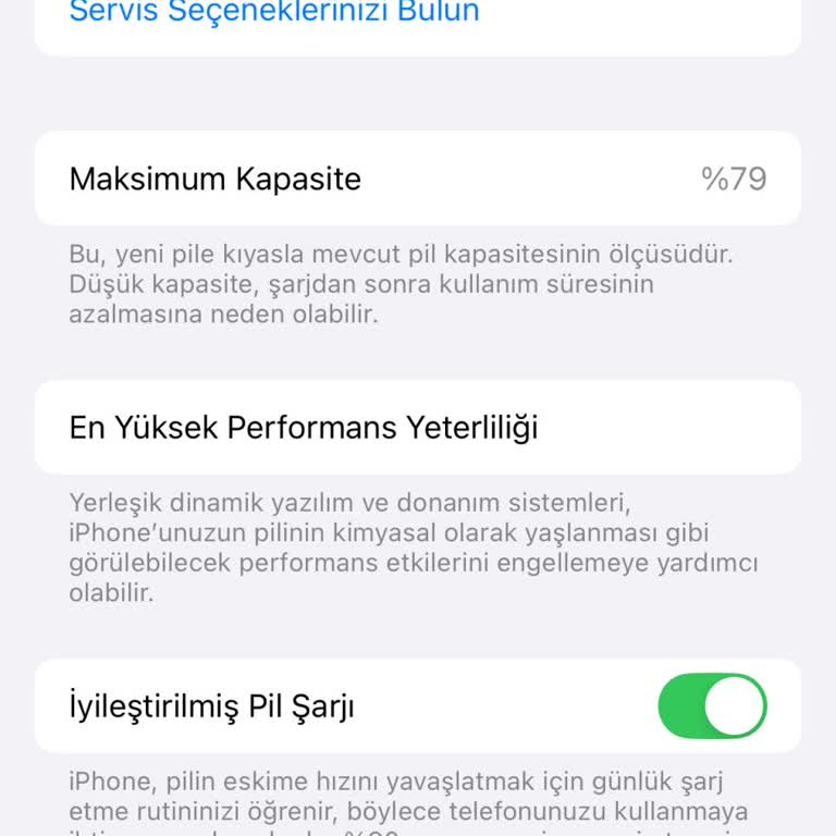Pil Sağlığı Düşen İphone İçin Zamanında Servis Hizmeti Alamıyorum