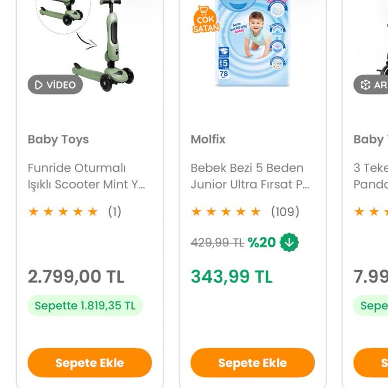 Ebebek Online Siparişte Ödeme Sırasında İndirim Sorunu