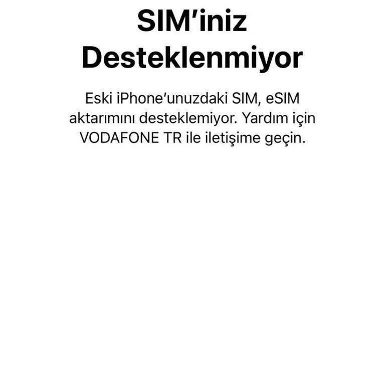 Vodafone E-Sim Aktarımında Ekstra Ücret Ve Zorunlu Bayi Ziyareti Sorunu