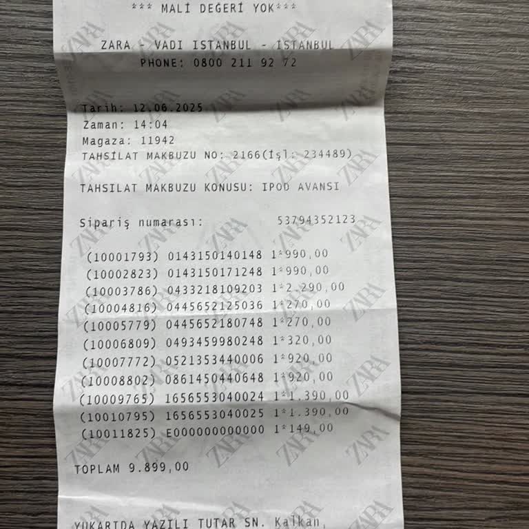 Zara'dan Aldığım Ürünler Teslim Edilmedi, İade Süreci Uzadı