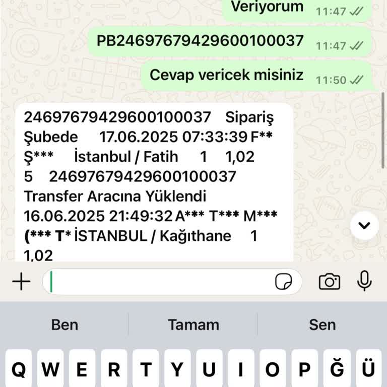 Kargom Teslim Edilmedi, Müşteri Temsilcisinin Üslubu Çok Kötüydü