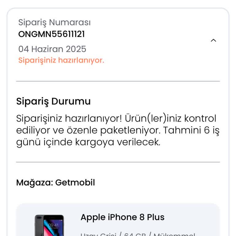 Siparişim 14 Gündür Kargoya Verilmedi Ve İptal Sonrası Da Güncellenmedi