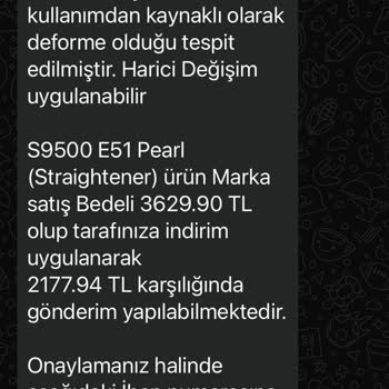 Garanti Kapsamı Dışı Bırakılan Arızalı Remington Düzleştirici Mağduriyeti