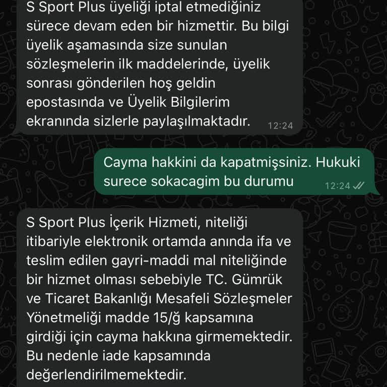 Ssport Otomatik Yıllık Ödeme Çekimi Mağduriyeti