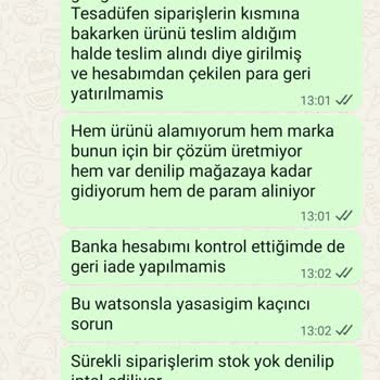 Teslim Edilmeyen Ürün İçin Paramı İade Etmediler!