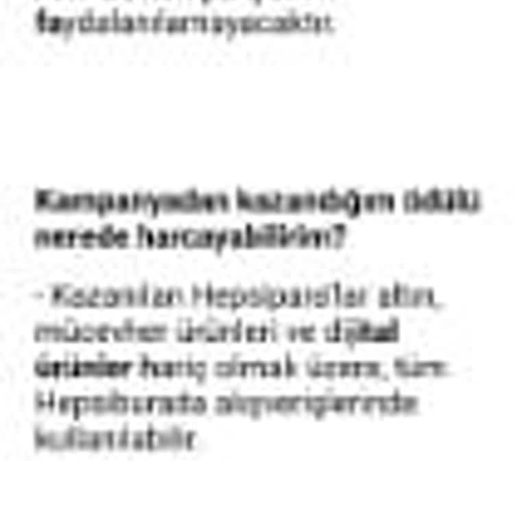 Kampanya Koşullarına Uygun Kredi Kullanımına Rağmen Hepsipay Puanım Yatırılmadı