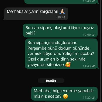 Verilen Söz Tutulmadı, Siparişim Kargolanmadı