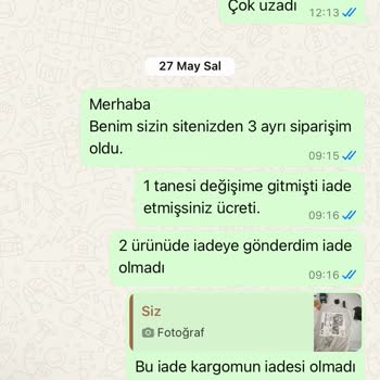 İade Sürecinde Sürekli Oyalama Ve Yanıltıcı Cevaplar