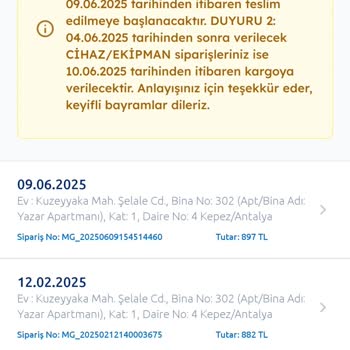 Mogaz Uygulamasından Alınan Tüp Siparişi Teslim Edilmedi Param İade Edilmiyor