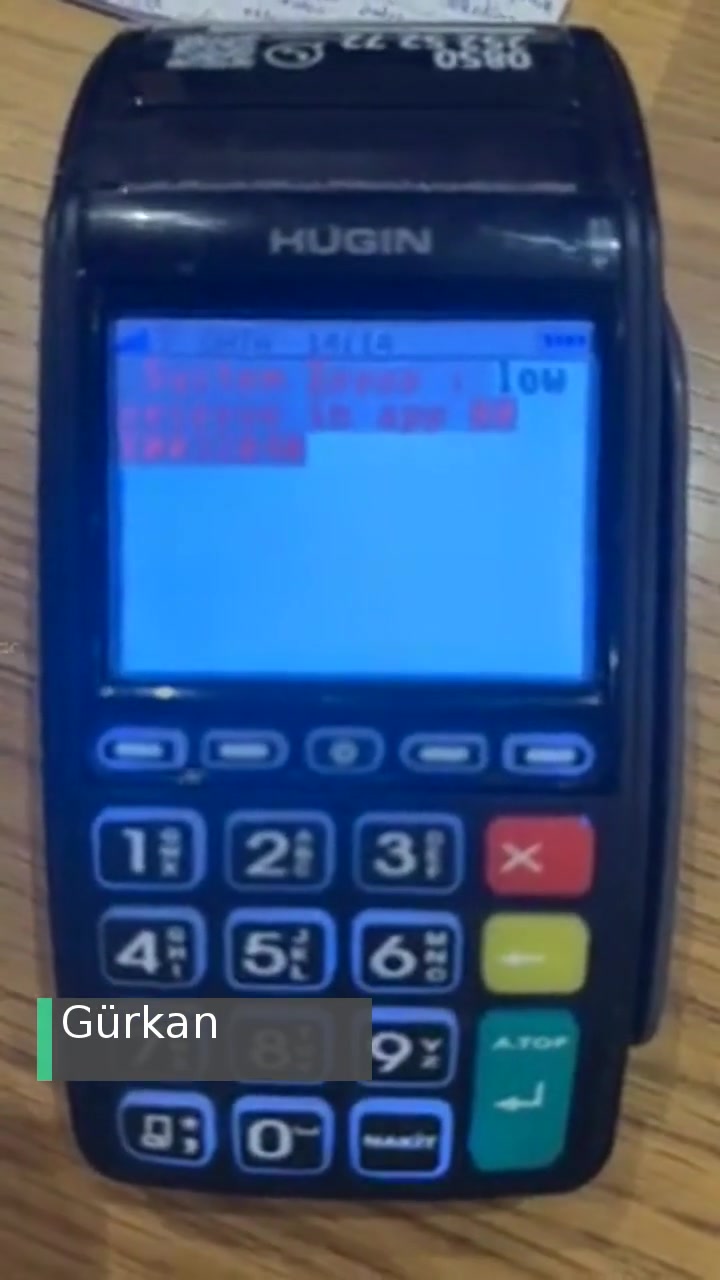 Hugin Ödeme Sistemleri Error Veren Pos Cihazı! videonun kapak resmi