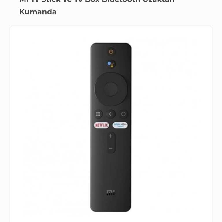 Xiaomi TV Box Kumandası Bulunmuyor Müşteri Hizmetleri Çözüm Sunmuyor