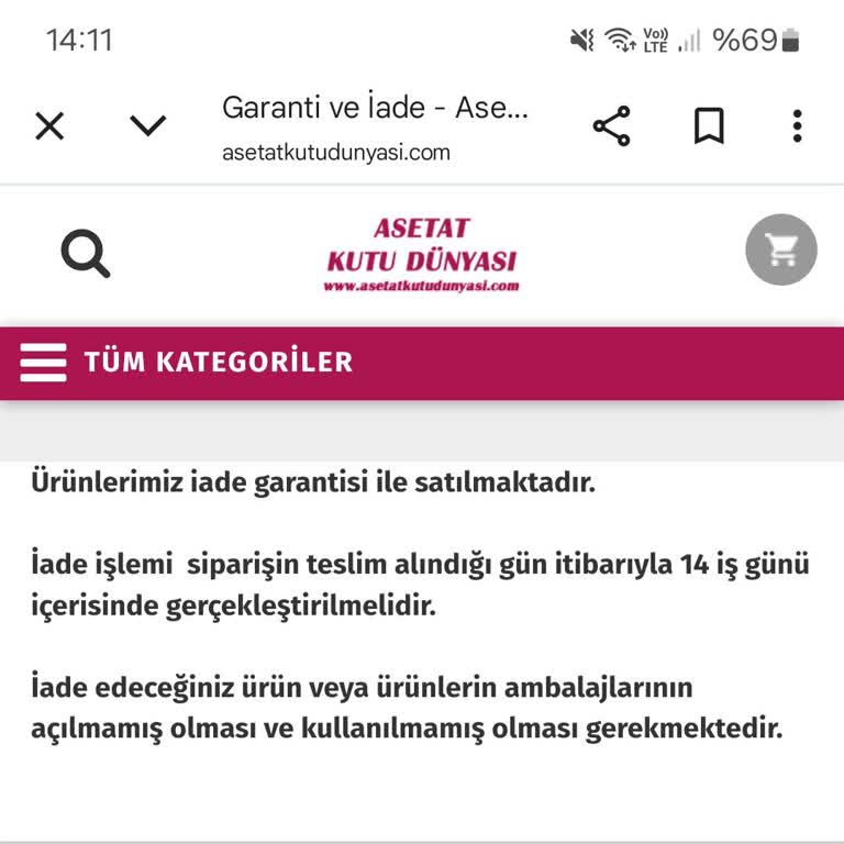 İade Hakkım Reddedildi, Mağdur Edildim