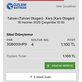 Olmayan Sefer İçin Satılan Biletle Mağduriyet Ve İlgisizlik