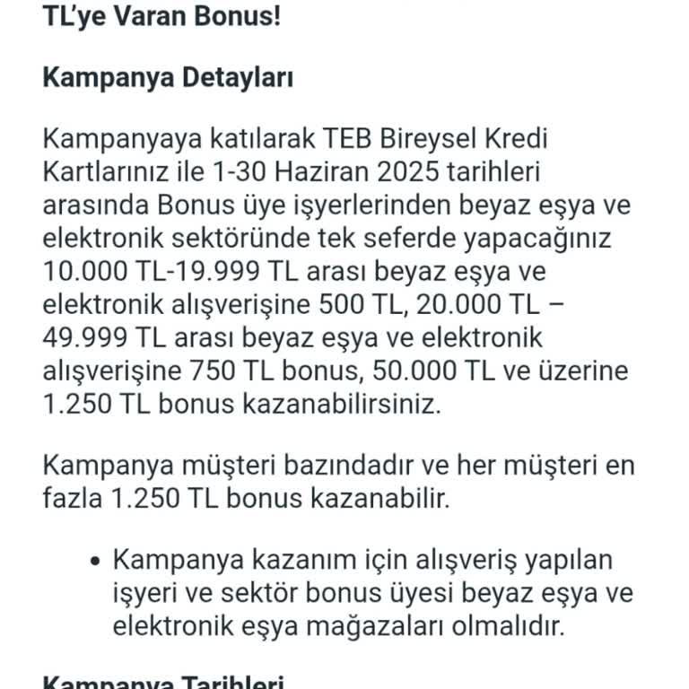 Kampanya Koşulları Sağlanmadı, Bonus Hakkım Kayboldu