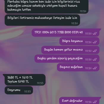 Nişan Öncesi Siparişim İptal Edildi, Para İadem Yapılmıyor!