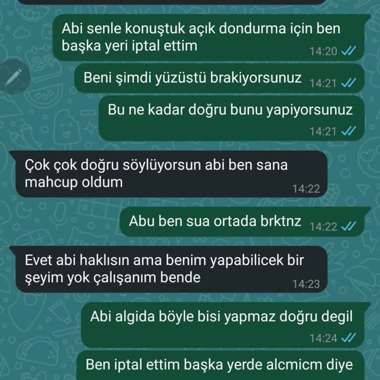 Algida Sözünü Tutmadı, İşletmemi Zor Durumda Bıraktı