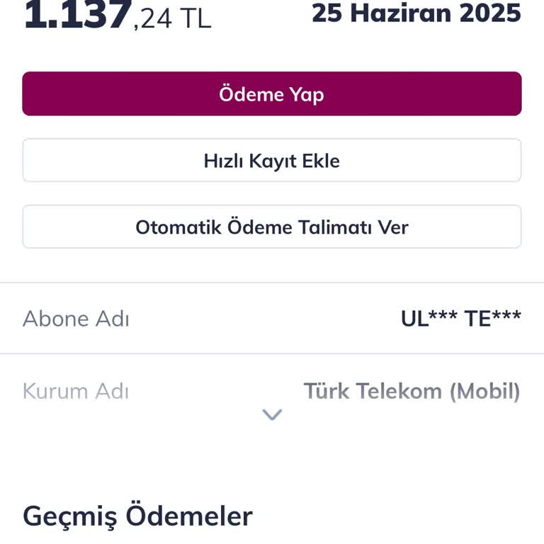 Tarife Değişikliğinde Beklenmedik Yüksek Fatura Şoku