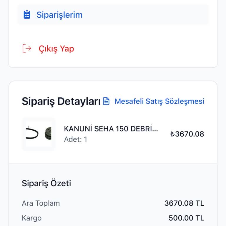 Sipariş Verilen Parçanın Uzun Süredir Teslim Edilmemesi