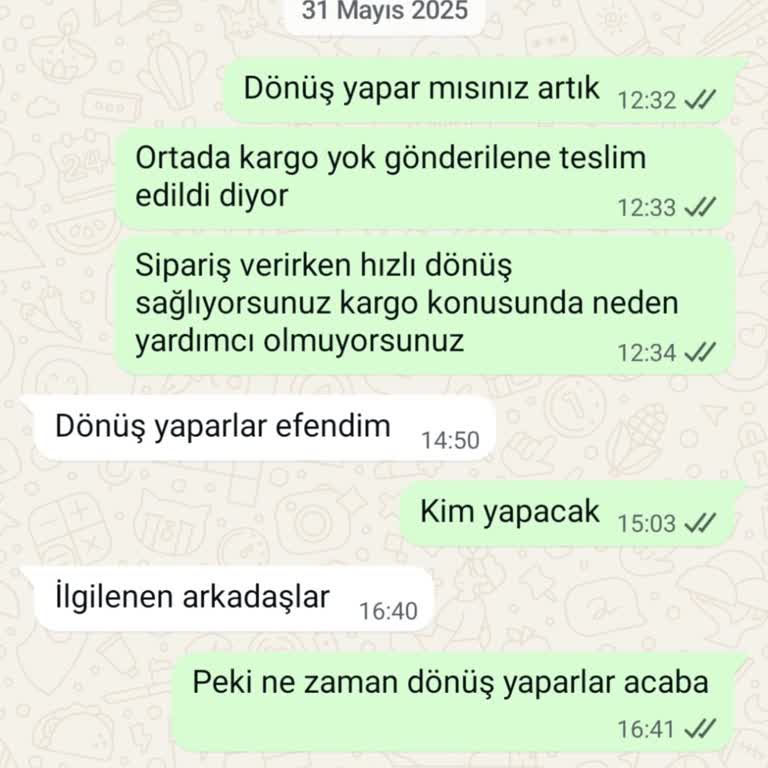 Siparişim 1,5 Aydır Teslim Edilmedi Ve Yetkililere Ulaşamıyorum