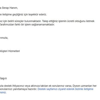 Dyson V10 Süpürgede Tekrarlayan Batarya Arızası Ve İlgisiz Müşteri Hizmeti