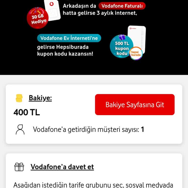 Vodafone Kampanya İadelerinde Eksik Ödeme Mağduriyeti