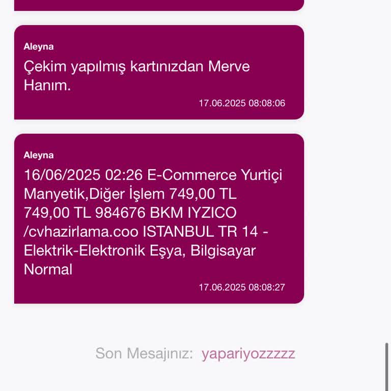 Haberim Olmadan Hesabımdan Para Çekildi Param İade Edilmiyor