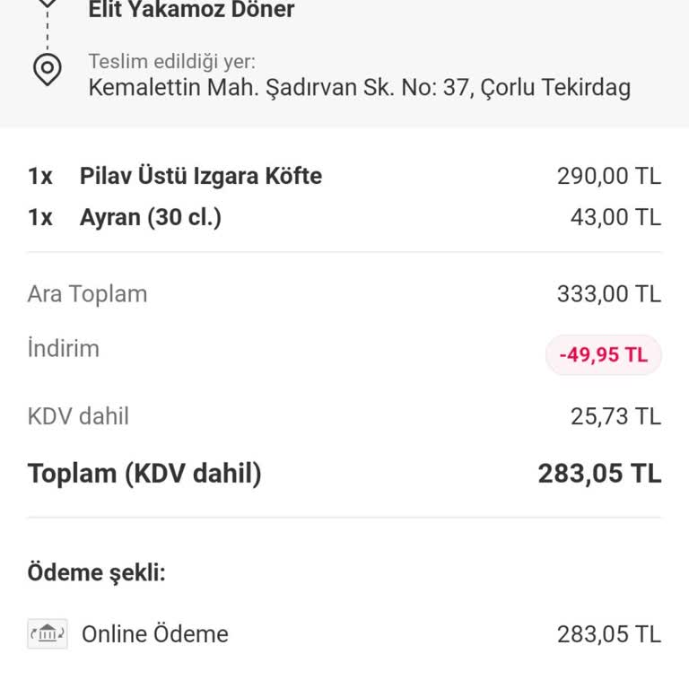 İptal Edilen Siparişin Ücreti İade Edilmedi, Mağduriyetim Giderilsin
